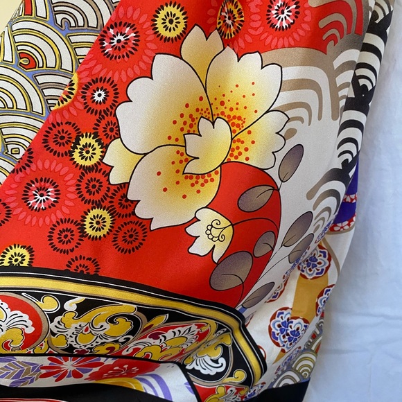 💥3 for $60💥Flawless silk Asian inspired dress. Muse Boston Proper head turner. 8 - Picture 4 of 13